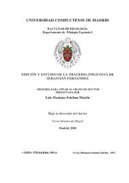 See more of victor esteban jimenez dj on facebook. Omnia Edicion Y Estudio De La Tragedia Policiana De Sebastian Fernandez