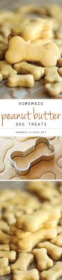 homemade peanut butter dog treats