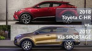 Pour autant, l'offre reste encore étroite. 2018 Toyota C Hr Vs 2017 Kia Sportage Technical Comparison Youtube