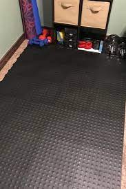 Fatigue Floor Tile Aerobic Staylock Bump Top Workout Room Home Workout Room Flooring Home Gym Flooring