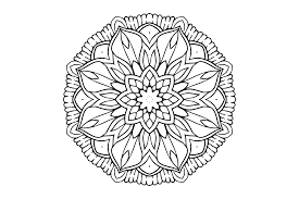 All mandala coloring pages are free and printable. Easy Mandala Coloring Page Printable Online Sheets