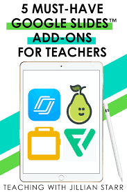 5 Must Have Google Slide Ad Ons For Teachers In 2020 Teaching Blogs Teaching Tolerance Instructional Planning