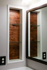 Check spelling or type a new query. Replacing Bathroom Medicine Cabinet With Open Air Shelf Guide Bathroom Mirror Storage Bathroom Shelf Decor Recessed Shelves
