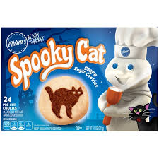 Pillsbury cookies halloween 6 6. Pillsbury Ready To Bake Spooky Cat Shape Sugar Cookies 11 Oz Instacart