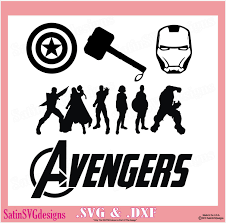 Download Image Result For Avengers Free Svg Files Cricut Superhero Silhouette Avengers PSD Mockup Templates