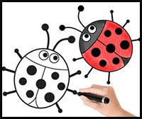 How to draw roaar from miraculous ladybug. How To Draw Cartoon Ladybugs Realistic Ladybugs Drawing Tutorials Drawing How To Draw Ladybugs Drawing Lessons Step By Step Techniques For Cartoons Illustrations