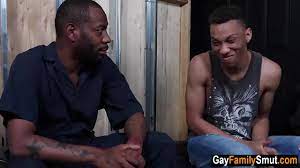 Gay black dad and son porn
