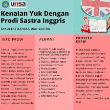 UNSAOFFICIAL | Tertarik dengan jurusan Sastra Inggris? Belajar apa aja ya di jurusan ini? Mimin sedikit kasih tau nih soal jurusan Sastra Inggris... | Instagram
