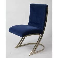 Browse hundreds of modern dining chairs & side chairs and find inspiration, style and quality for any budget. Vintage Blue Velvet Chrome Mid Century Modern Dining Chairs Set Of 6 Chairish