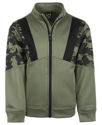 toddler boys camo print colorblocked fleece jacket created for macys