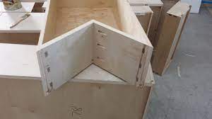Dovetail construction standard on drawers and roll trays. Inside Corner Drawer Construction Corner Drawers Drawers Diy Drawers