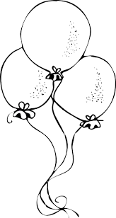 Free Picture Happy Birthday Balloons Black And White Black And White Balloons Clip Free Printable Coloring Pages Free Coloring Pages Coloring Pages For Kids