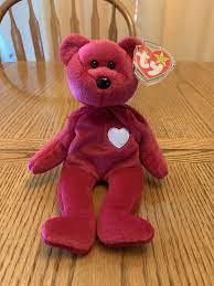 Ty Beanie Baby Valentina The Bear 1998 Mint Condition Etsy In 2021 Baby Beanie Beanie Babies Worth Rare Beanie Babies
