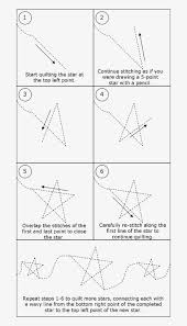 Free quilts patterns | riley blake designs ; How To Quilt Words And Stars Star Free Motion Quilting Patterns Png Image Transparent Png Free Download On Seekpng