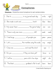 Homophones Resources Have Fun Teaching Homophones Worksheets English Worksheets For Kids Homophones