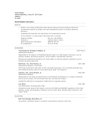 auto mechanic resume objective examples
