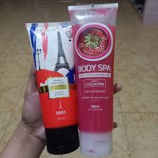 Dapat mengurangi warna kulit yang terlihat gelap di area leher. Hanasui Body Spa Exfoliating Gel Strawberry Review Female Daily