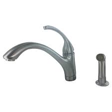 brushed chrome forte kitchen faucet