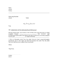 Contoh surat sokongan majikan untuk sambung belajar via www.scribd.com. Contoh Surat Berhenti Belajar