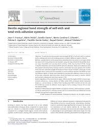 Ibond total etch has been developed for the adhesive bonding of plastic ﬁ lling materials (e.g. Pdf Dentin Regional Bond Strength Of Self Etch And Total Etch Adhesive Systems