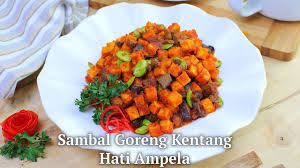 Rebus ati dan ampela selama 10 menit, lalu potong tipis, sisihkan. Sambal Goreng Kentang Hati Ampela Youtube