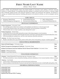 General resume template you can copy and use in no time. General Dentist Resume Sample Template