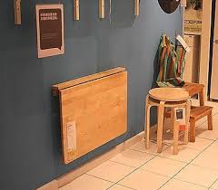Norbo Wall Mounted Drop Leaf Table Birch Zoomly Folding Walls Wall Table Wall Mounted Dining Table