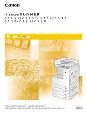 Unrivalled productivity with scanning at your desk. Canon Image Runner 2520 Manuals Manualslib