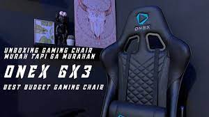 unboxing onex gx3 gaming chair indonesia youtube kursi