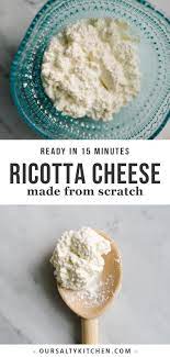 How To Make Ricotta Cheese Plus Recipes To Use It Recipe Cheese Recipes Homemade Homemade Ricotta Cheese Recipe Ricotta Cheese Recipes