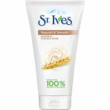 Face scrub,st ives scrub for acne,natural skin lightening,st ives oily skin,natural skin care routine,st ives apricot st. St Ives Gentle Smoothing Oatmeal Scrub 150ml The Beauty Store