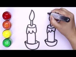 Gambar ini sangat cocok diwarnai oleh. Mewarnai Gambar Lilin