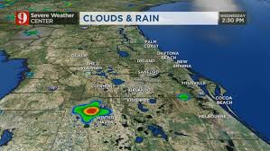 Live Radar Storms Wind Down Warm Muggy Evening For Central Florida