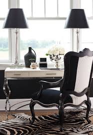 Black And White Office Table Monochrome Home Office Daily Dream Decor Interior Home Office Decor Home