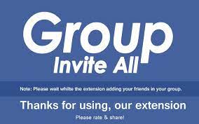 This trick helpful for those facebook user which have to many friends in there account and they want to invite them all into event, page. Group Invite All Chrome Extension Plugin Addon Download For Google Chrome Browser