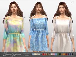 This site is not endorsed by or affiliated with electronic arts, . Liliana Dress Sims 4 Dresses Dresses Clothes For Women
