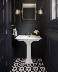 Enter this amazon coupon code at. 2 837 Likes 19 Comments Interior Design Home Decor The Real Houses Of Ig On Instagram Wow Go Bold Or Tiny Bathrooms Black Powder Room Black Bathroom