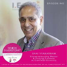 Shai Vyakarnam, Entrepreneurship Mentor, and Ambassador for the STC