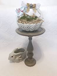 Spring Home Decor Handmade Nest Ceramic Basket Easter Decoration Shabby Chic One Of A Kind Decor Spring Home Decor Easter Decorations Bunny Decor
