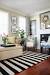 Black And White Striped Outdoor Rug