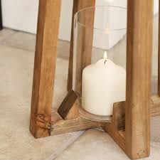 Wood candle holders for less, at your doorstep faster than ever! Industrial Wooden Lantern Candle Holder By Dibor Notonthehighstreet Com
