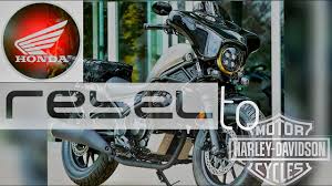 Honda rebel cmx 500 custom 'born rebel' by twinthing.co.uk. Best Modifications On Honda Rebel Looks Like Harley Davidson Youtube