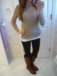 Black And Brown Boots Outfit Cute Outfit Fashionistas Style Fashion Sweaters And Leggings