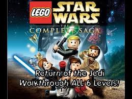 Lego Star Wars Complete Saga Return Of The Jedi All Six Levels Lego Star Wars Lego Star Star Wars