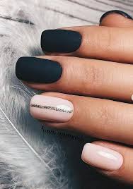 Oval Short Black Almond Shaped Nails 30 Fabulous Matte Nails Design For Short Nails Page 8 Of 30 Latest Fashion Trends For Woman Short Acrylic Nails Short Square Nails Almond Nails