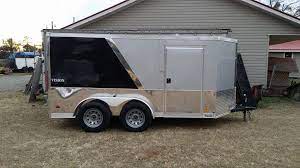 7 X 12 Element Look Enclosed Double Motorcycle Trailer New Enclosed Cargo Trailers Best Trailers Motorcycle Trailer