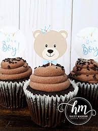 This is the perfect jungle theme baby shower food that will impress your guests and. Set Of 12 Teddy Bear Cupcake Toppers Teddy Bear Baby Shower Cupcake Toppers Teddy Bear Baby Decorations Buy Online In Solomon Islands At Solomon Desertcart Com Productid 152661924