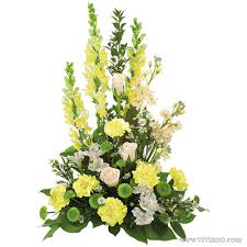 Generally, flowers are sent to a funeral home so they can be displayed at a viewing or memorial service. Sympathy To Funeral Home Church From Viviano Flower Shop Detroit Mi Florist