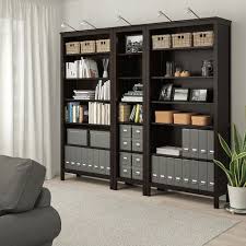 Hemnes Bookcase Black Brown 90 1 8x77 1 2 Ikea In 2020 Hemnes Bookcase Ikea Hemnes Bookcase Brown Bookcase