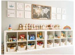 Ikea Kallax Shelf Unit White Ikea Kids Room Standing Shelves Ikeakidsroomstandingshelves Choose Wheth Playroom Storage Toddler Playroom Small Playroom